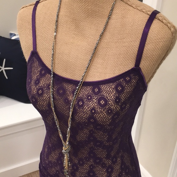 NWT Charlotte Russe Mesh Tank Top - Picture 2 of 7